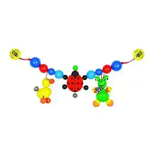 Kinderwagenkette Heimess 762290, Ente, Marienkäfer, Frosch
