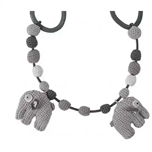 Kinderwagenkette Sebra, Elefant Fanto, grau