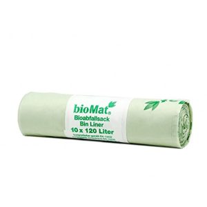 Kompostierbare Müllbeutel bioMat 120/140 Lt. ® 10 Stk.
