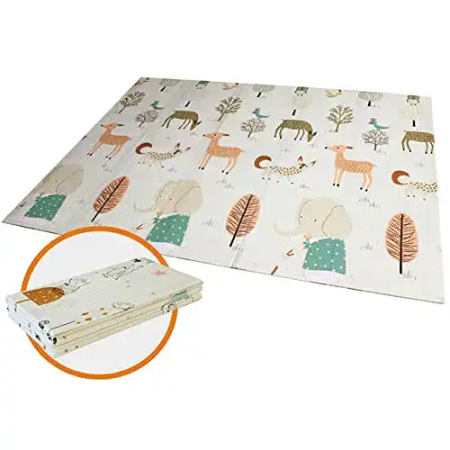 Krabbelmatte Gupamiga Spielmatte, wasserdicht, 150 x 197 x 1 cm
