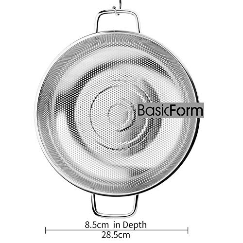 Küchensieb BasicForm GROSSE GRÖSSE Micro-Perforiert mit Griff