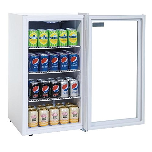 Kühlvitrine Polar Serie C Displaykühlschrank Tischmodell 88L