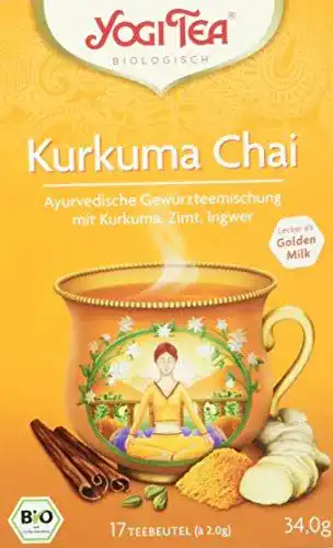 Kurkuma-Tee Yogi Tee YogiTee Kurkuma Chai 17 Beutel, 3er Pack
