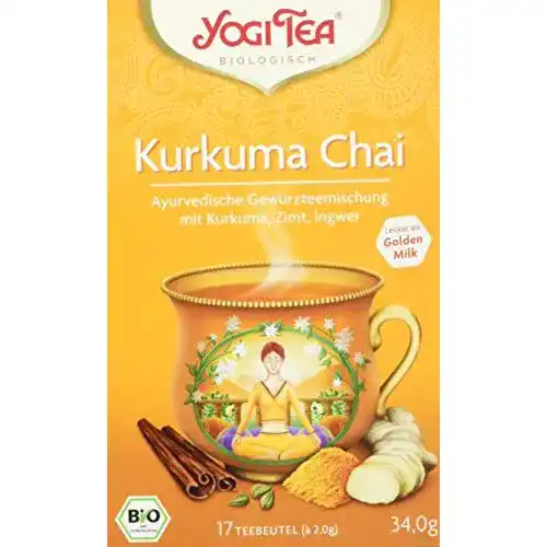 Kurkuma-Tee Yogi Tee YogiTee Kurkuma Chai 17 Beutel, 3er Pack