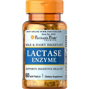 Laktase-Tabletten Lactase Enzym 60 Softgels