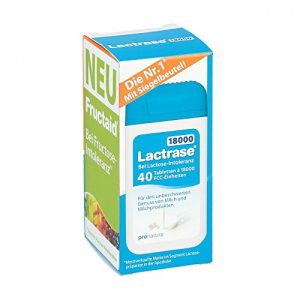 Laktase-Tabletten Lactrase 18000, Tabletten, 2 x 40