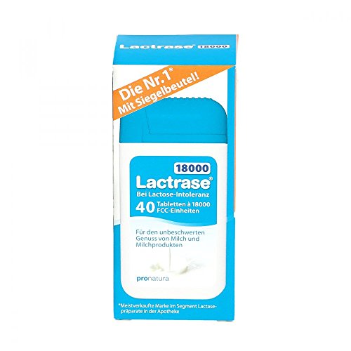 Laktase-Tabletten Lactrase 18000, Tabletten, 2 x 40