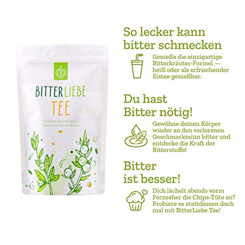 Lebertee Bitterliebe ® Kräutertee lose 100g, Kraft der Bitterstoffe