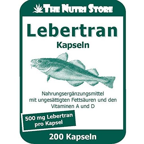 Lebertran-Kapseln Hirundo Products, 500 mg Kapseln 200 Stk.