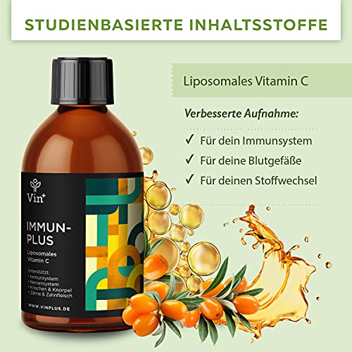 Liposomales Vitamin C Vinplus mit Sanddorn, 250ml