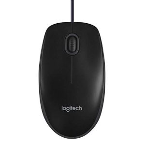 Logitech-Maus Logitech B100 Maus mit Kabel, USB-Anschluss