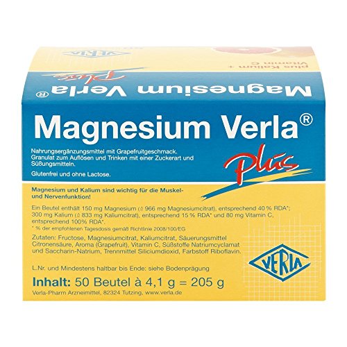 Magnesium-Brausetabletten Magnesium Verla plus, grapefruit