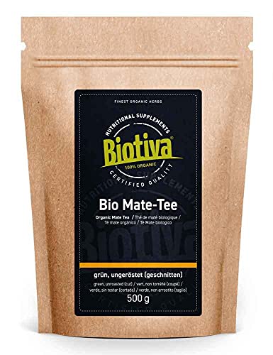 Die beste mate tee biotiva matetee bio 500g ungeroesteter gruener mate tee Bestsleller kaufen