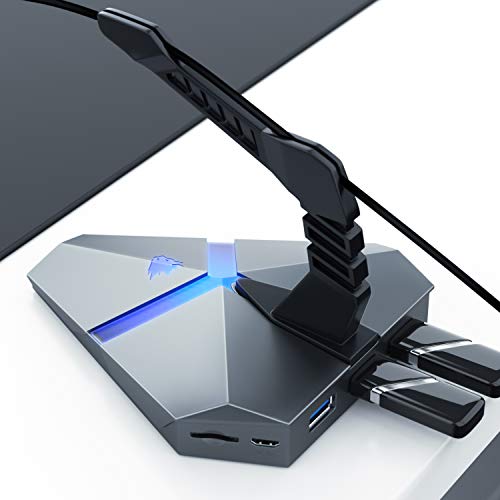 Maus-Bungee CSL-Computer Gaming Maus Bungee mit USB Hub