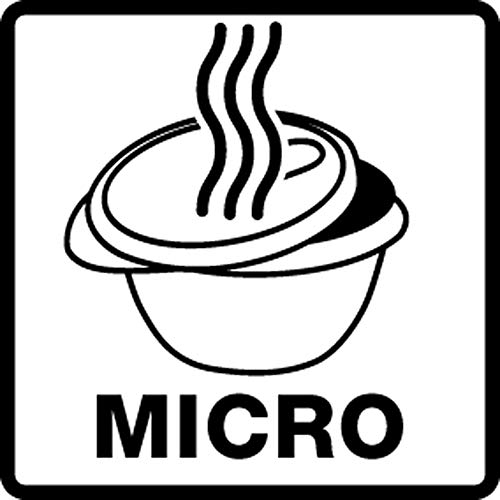 Mikrowellengeschirr Rotho Micr Clever 1l, Kunststoff, Rot/Weiß