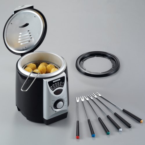 Mini-Fritteuse SEVERIN FR 2408 2-in-1, Fritteuse/Fondue, 840 W