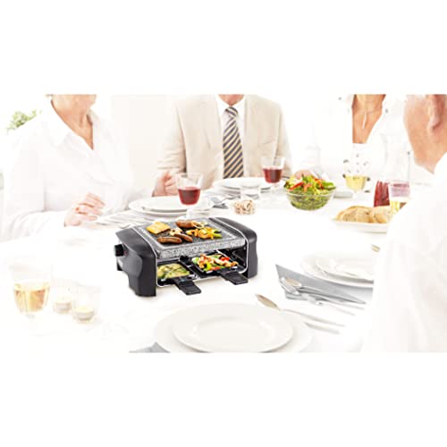 Mini-Raclette Princess Raclette Grill für bis zu 4 Personen, 600 W