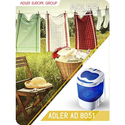 Mini-Waschmaschine ADLER AD 8051 Reisewaschmaschine 400 W