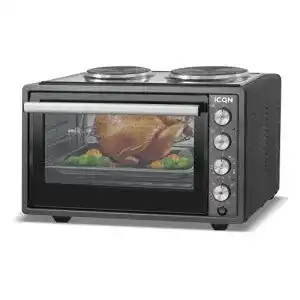 Minibackofen mit Kochplatten