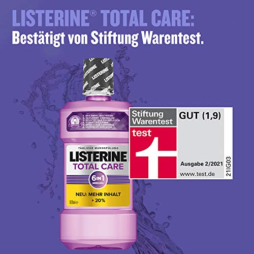 Mundspülung Listerine Total Care(600 ml), Antibakteriell