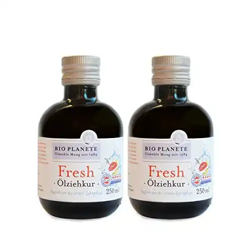 Mundziehöl Bio Palente BIO PLANETE Ölziehkur Fresh, 2 X 250 Ml