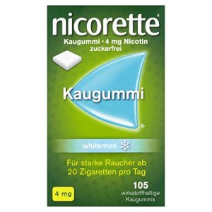 Nikotinkaugummi Nicorette Kaugummi 4mg whitemint