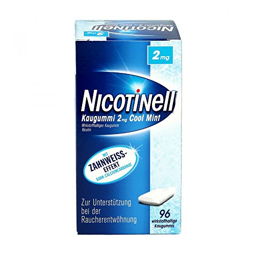 Nikotinkaugummi Nicotinell Cool Mint 2 mg, 96 St