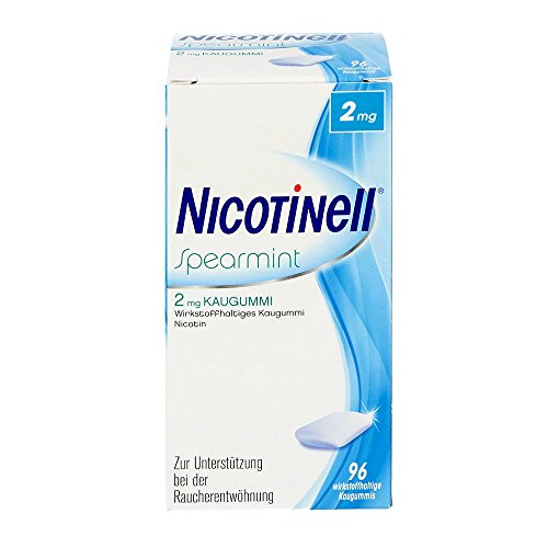 Nikotinkaugummi Nicotinell Kaugummi Spearmint 2 mg 96 St