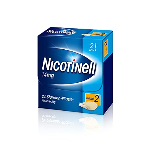 Nikotinpflaster NICOTINELL 14 mg/24-Stunden-Pflaster Stärke 2