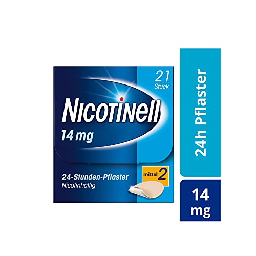 Nikotinpflaster NICOTINELL 14 mg/24-Stunden-Pflaster Stärke 2