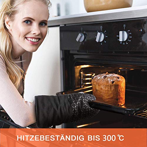 Ofenhandschuhe MILcea, 4er Set Hitzebeständig bis zu 300 °C
