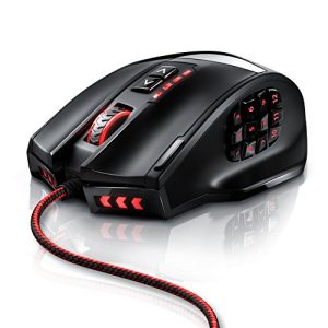PC-Maus Titanwolf, 16400 dpi USB Laser Gaming Mouse