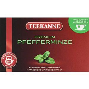 Pfefferminztee Teekanne Premium Pfefferminze 20 Beutel, 5er Pack