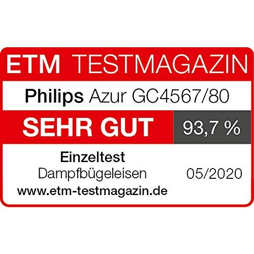 Philips Bügeleisen Philips GC4567/80 Dampfbügeleisen Azur