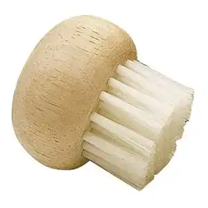 Pilzbürste KC BLUE KitchenCraft mit Holzgriff, Kautschukbaumholz