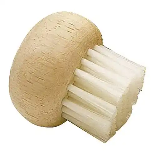 Pilzbürste KC BLUE KitchenCraft mit Holzgriff, Kautschukbaumholz