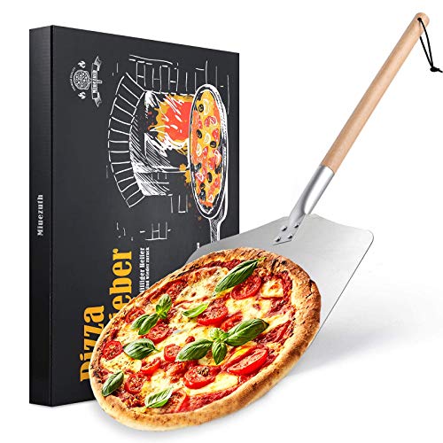 Die beste pizzaschaufel miuezuth mit grosser flaeche langer holzgriff Bestsleller kaufen