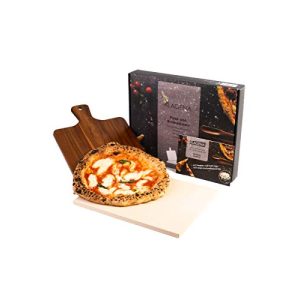 Pizzastein KLAGENA -Set für Backofen & Grill, inkl. Pizzaschaufel