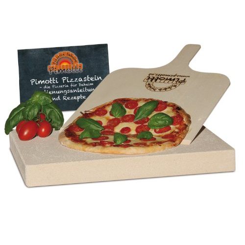 Die beste pizzastein pimotti 4cm brotbackstein aus schamott schaufel Bestsleller kaufen