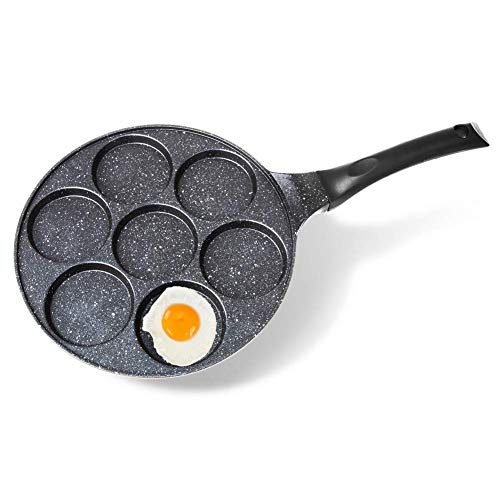 Poffertjes-Pfanne Orion Augenpfanne Spiegelei-Pfanne für 7 Eier