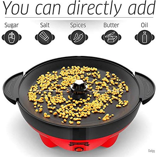 Popcornmaschine Gadgy ® 800W mit Antihaftbeschichtung, 5 L