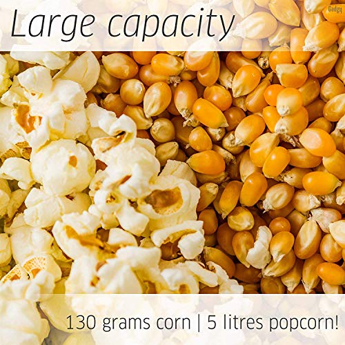 Popcornmaschine Gadgy ® 800W mit Antihaftbeschichtung, 5 L