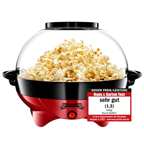 Die beste popcornmaschine gadgy 800w mit antihaftbeschichtung 5 l Bestsleller kaufen