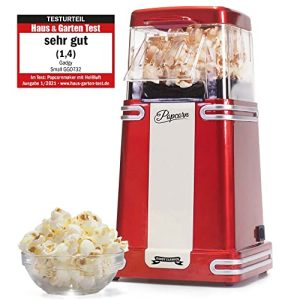 Popcornmaschine Gadgy ® Heissluft Retro Popcorn Maker