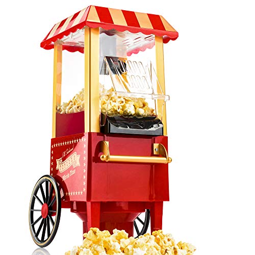 Die beste popcornmaschine gadgy popcorn maschine retro heissluft Bestsleller kaufen