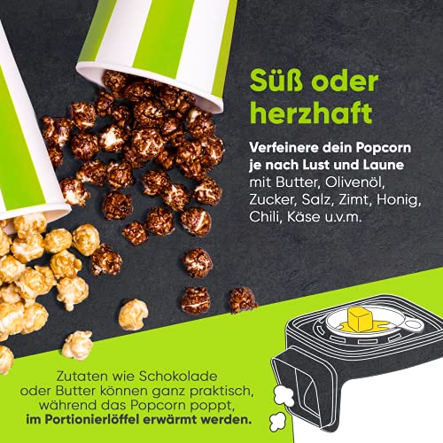 Popcornmaschine Liebfeld – für Zuhause, inkl. Pop Corn Guide