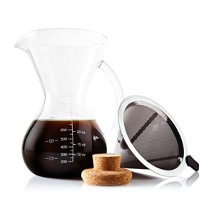 Pour-over-Kaffeebereiter Apace Living SultryBrew, Permanentfilter
