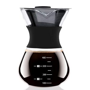 Pour-over-Kaffeebereiter ISKM Manuell mit Dauerfilter, 400ml