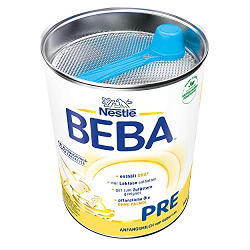 Pre-Nahrung BEBA Nestlé Pre Anfangsmilch, 6 x 800g