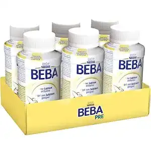 Pre-Nahrung BEBA Nestlé PRE, Säuglingsmilchnahrung 6 x 200 ml